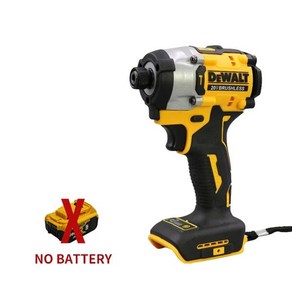 Dewalt 브러시리스 임팩트 드라이버 20V 배터리 충전식 전기 다기능 높은 토크 무선 드릴 전동 공구 DCF860, 01 No Battey, 1개