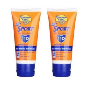 Banana보트 SPF 110 PA+++ Spots 땀 방지품 선스크린 로션 선Ceam 90ml 6개