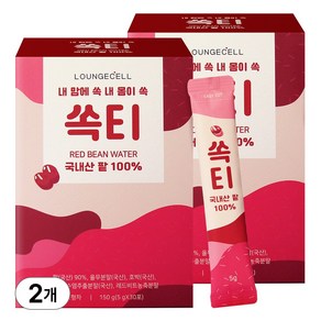 [2box] 국내산 팥차 쏙티 대용량 율무팥차 팥차 건강차 클렌즈주스, 5g, 30개입, 2개