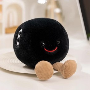 발이 달린 봉제 인형 장난감 야구 농구 축구 스포츠 공 놀이 테니스 재미있는 홈 장식, 10cm, 8 Ball, 1개