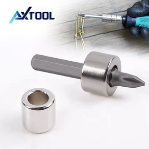 AXTOOL 네오디움 자화기 초강력 자석 낱개, 내경6mmx외경16mmx두께8mm, 1개