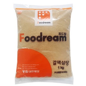 푸드림 갈색설탕, 20개, 1kg