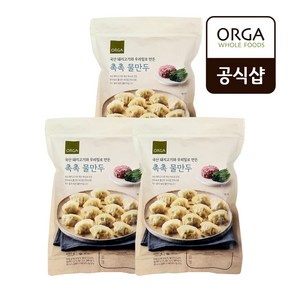 [올가] 촉촉한 물만두 (490g X 3봉), 3개, 490g