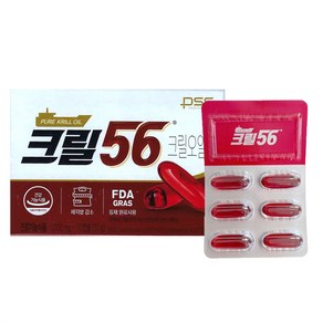 크릴56 크릴오일 1000mg x 30캡슐배송품질보증