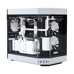 HYTE Y60 서린 미들타워 컴퓨터 PC 케이스 (화이트)