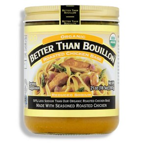 베러 댄 부용 오가닉 저염 야채 치킨 비프 베이스 21oz Bette Than Bouillon Vegetable Chicken Beef Base, 1개, 597g