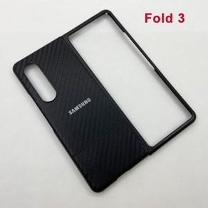 Samsung 갤럭시 Z Fold1 Fold2 Fold3 접이식 카본 커버 폴드 1 2 3 5G 용 전체 보호 케이스 얇은 쉘