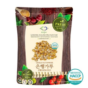 푸른들판 국내산 깐 은행 분말 가루 100% HACCP 인증, 500g, 1개