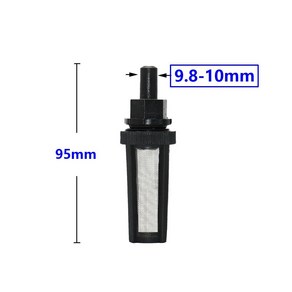 세차 정원 관개 필터 펌프 여과 체크 밸브 여과기 그물 호스, 1개