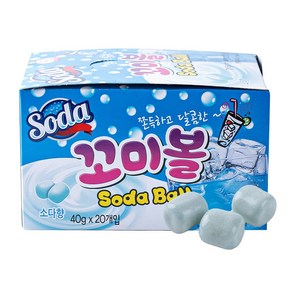 꼬미볼 소다맛, 800g, 40개