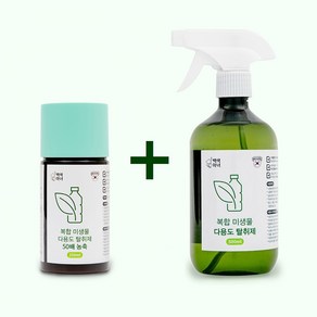 백색마녀 EM원액 50배 농축 250ml + 다용도 탈취제 500ml 무향 항균 화장실 담배냄새 싱크대 하수구 홀애비 집안 방 실내공기 음식 탄냄새 제거제 새집증후군 탈취 자취템, 1개, 750ml