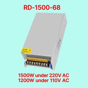 RD RD6024 RD6024W 60V 24A USB 와이파이 DC 조절식 스텝 다운 전압 벤치 전원공급장치 벅 컨버터 및 1200W 1500W AC PSU, [06] 1500W PSU unde 220V, 1개