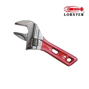 로보스터 숏타입 몽키스패너 UM-36S 컬러그립 고무그립 멍키 일본산 160mm, 1개