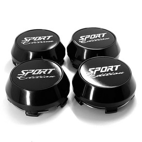 Enkei Rpo1 ays용 스포츠 림 60mm 자동차 휠 센터 캡 4 개 VOLK SSR 림 센터 허브 캡 방진 커버, [02] Black, 4개
