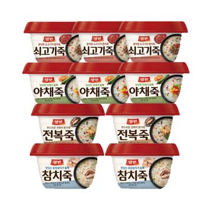 동원 양반 쇠고기죽 3개 + 야채죽 3개 + 전복죽 2개 + 참치죽 2개 물티슈증정