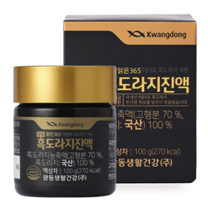 광동 맑은365 흑도라지진액, 100g, 1개입, 1개