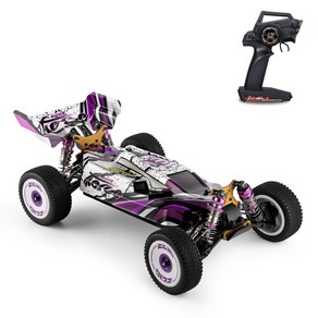 GoolRC Wltoys 124019 2.4GHz 시속 60km 사 륜구동 알루미늄 합금 섀시 아연 기어 고속 차량, 배터리 1개