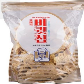 메밀과자 버큇칩 메밀가루35% 함유, 280g, 12개