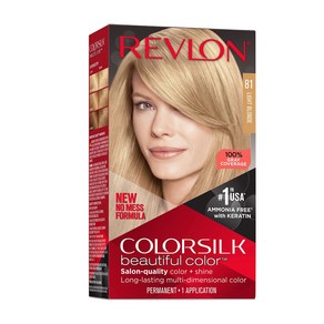 Revlon Colosilk Beautiful Colo Pemanent Hai Co Revlon Colossilk 뷰티풀 컬러 퍼머넌트 헤어 컬러 오래 지속되는 고화질, 1개