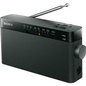 소니(SONY) 휴대용 라디오 FM AM 블랙 ICF-306B