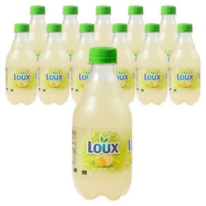 LOUX 탄산레몬 드링크, 330ml, 12개