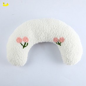 [듀펫]강아지 고양이 베개 내새끼의식주, 화이트, 1개