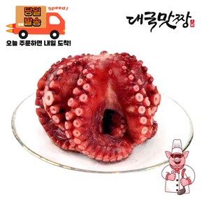 [대국맛짱] 쫄깃한 삶은 자숙 문어 한마리, 1개, 600g