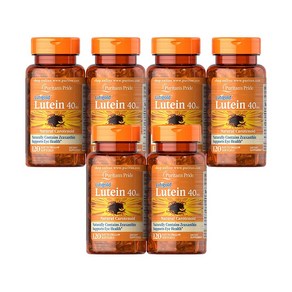 PuitansPide Lutigold Lutein 퓨리탄 루테인 40mg 120소프트젤 X 6개, 120정