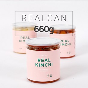 [레알김치] Real 전라도 레알캔 660g 총각김치캔