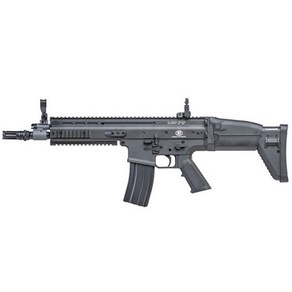 l 건스토리 l CCYMA FN SCAR-L 전동건(검정) 배터리 충전기 포함