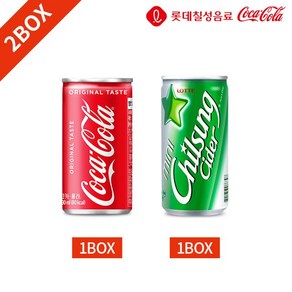 [기타브랜드] 코카콜라 칠성사이다 190ml x 30캔 2박스 묶음