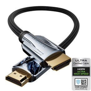 벤션 울트라 8K 48기가비트 프리미엄 HDMI V2.1 모니터케이블, 1개, 1m