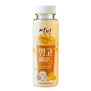 설빙 망고에이드 250ml 12개/냉장무료배송