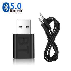 AUX USB TV 무선 헤드폰용 오디오 5.0 블루투스 자동차 잭 음악 스테레오 어댑터 PC 3.5mm 리시버