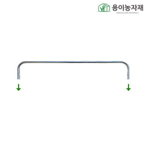 22mm 조립식 ㄷ자 활대 - 폭 1m (5개묶음), 1개