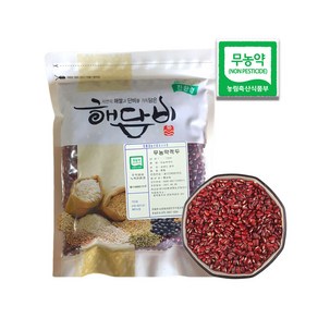 국내산 무농약적두 팥 1kg (2024년산), 1개