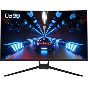 제이씨현 유디아 UDEA EDGE 27CH3L 유케어 시력보호 27인치 커브드 144Hz 165 게이밍 모니터 무결점, 68.5cm