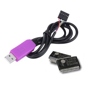 니토무역 USB to RS232 TTL모듈 PL2303HXD 컨버터 시리얼 UART 케이블, 5*1.5*0.7cm, 1개