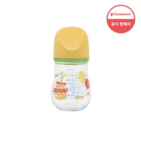 더블하트 모유실감 마이프레셔스 유리젖병 파티 160ml(젖꼭지미포함), 2개, 160ml