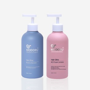 모도루 디럭스슈퍼프로틴 단백질 손상모트리트먼트 540ml+약손상모용 단백질샴푸 540ml [2종세트], @ 본품: 슈퍼프로틴 540ml+버블부스터 540ml, 540ml, 1개