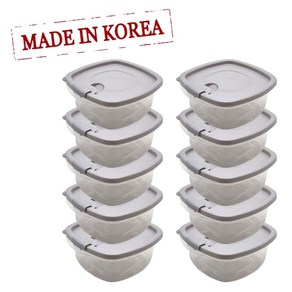 [국내생산] 온더밥 전자레인지용 냉동 밥 보관 용기 350ml x 10개