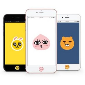 /더블유아이 카카오프렌즈 지문인식 홈버튼 스티커, 1개