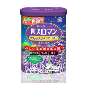 바스로망 아로마 입욕제 릴렉스 라벤더 향, 600g, 2개