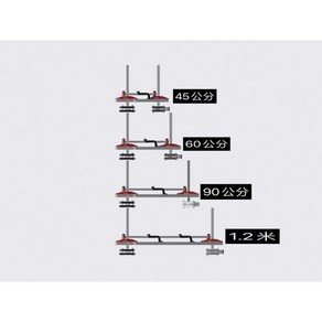 준무역 수평제재기 목재 이동식 수평 벌목 엔진톱 톱판 브래킷 체인톱, 1개, (스로틀스위치포함)폭1.2m