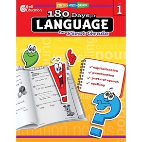 180 Days of Language fo 1st Gade, Shell Education Pub