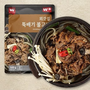 외갓집 [외갓집] 버섯과 당면이 들어간 뚝배기 불고기 500g X 5팩, 5개