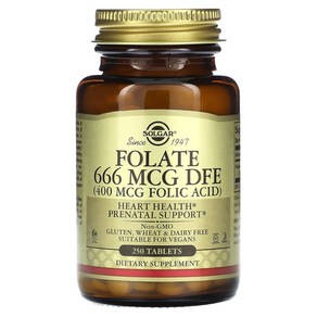 솔가 엽산 Folate 400mcg 250정, 1개