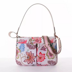 오일릴리 숄더백 /오트밀 Oilily Flat Shoulde Bag M Oatmeal