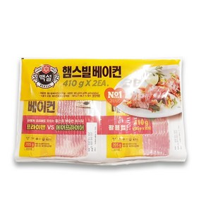 코스트코 백설 햄스빌 베이컨 205g X 4개 햄 캠핑 여행, 410g, 1개