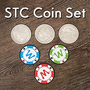 [코인체인지 STC coin set] 비쥬얼한 동전의 체인지트릭, 1개